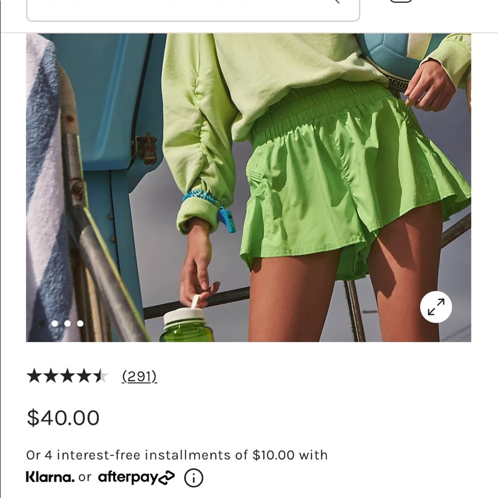 Free People Get Your Flirt On Shorts